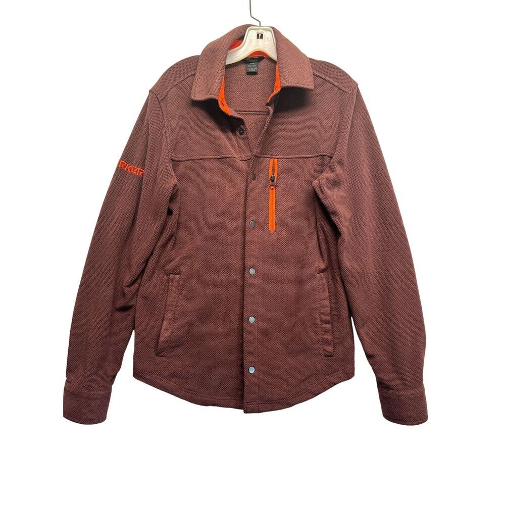 Marker Vintage Protective Snow Apparel Men's Snap Front Thermal Shirt‎ Size S